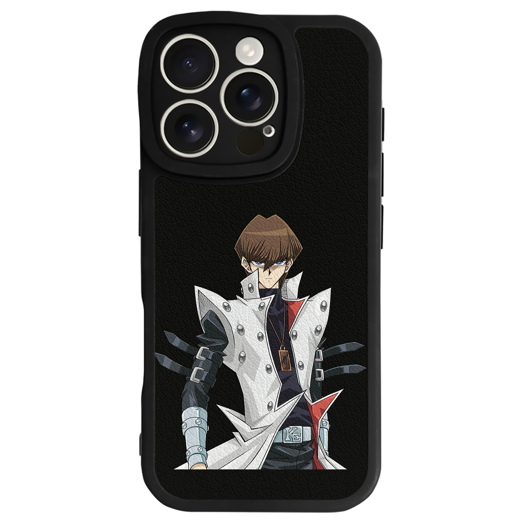 遊☆戯☆王 Yu-Gi-Oh! 【iPhone 16シリーズ対応】シリコンスマホケース（レザー調） 材質：シリコン